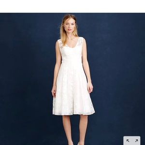 NWT J. Crew Ava dress in burnout organza